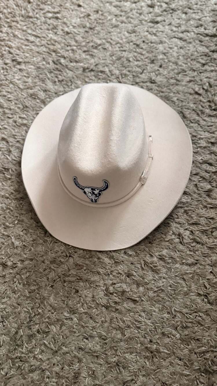 Cowboy Hat White Felt